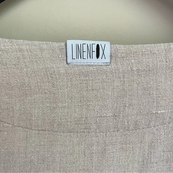 linenfox 100% linen kimono jacket - Picture 9 of 12
